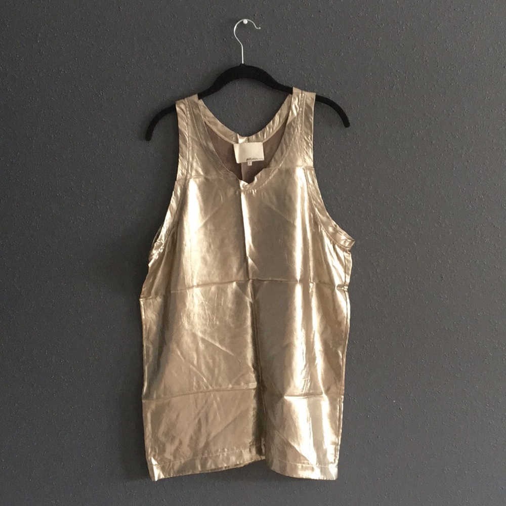 3.1 Phillip Lim liquid silver tunic dress - Picture 4 of 7
